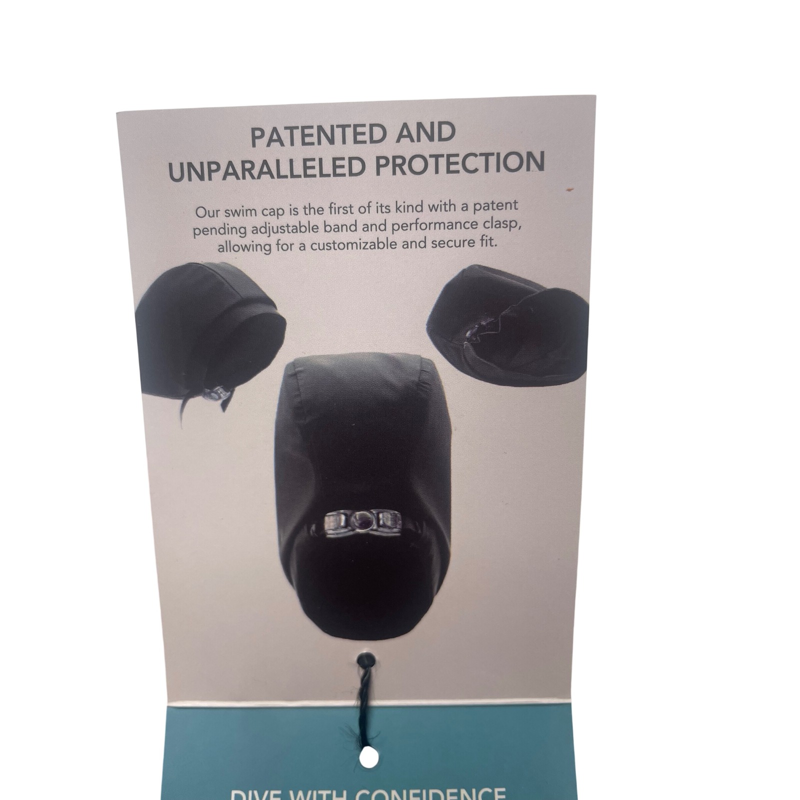 Hairbrella Satin Lined Adjustable Waterproof Swim Cap Classic Size — image 5 of 8